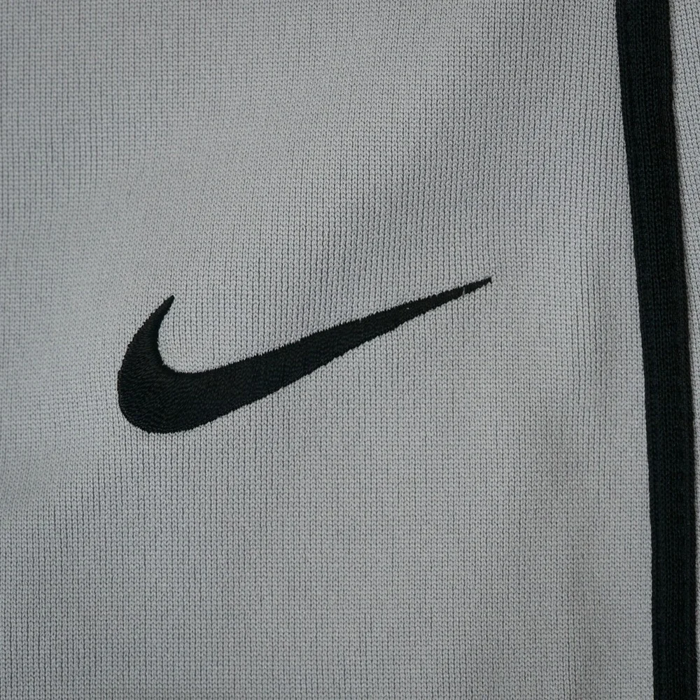 Nike Swoosh Dri-FIT Baseball Pants Gray  Navy Piping Striped Athletic‎ size XL